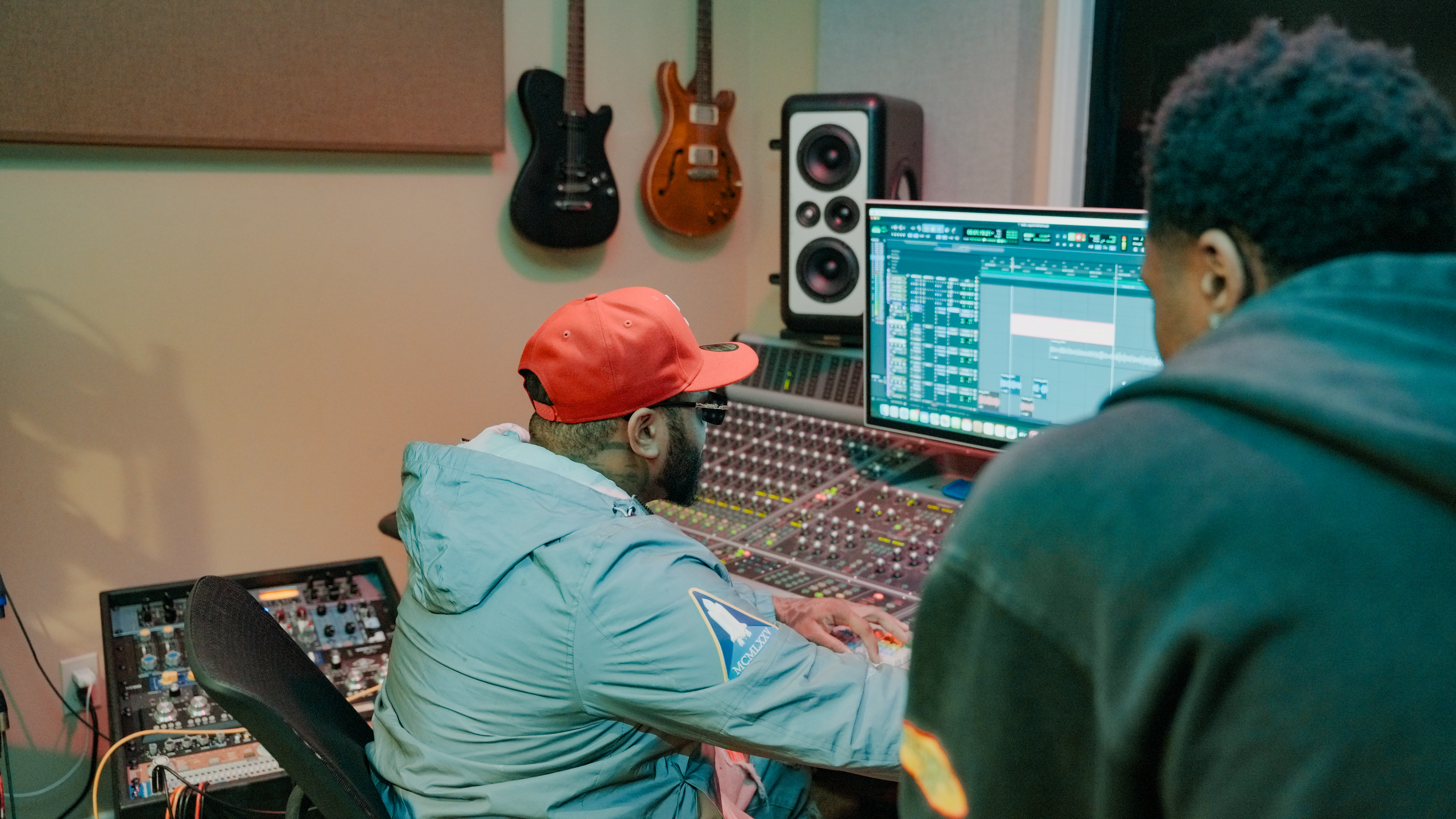 Wide view of Sweet Dreams Studio A recording space